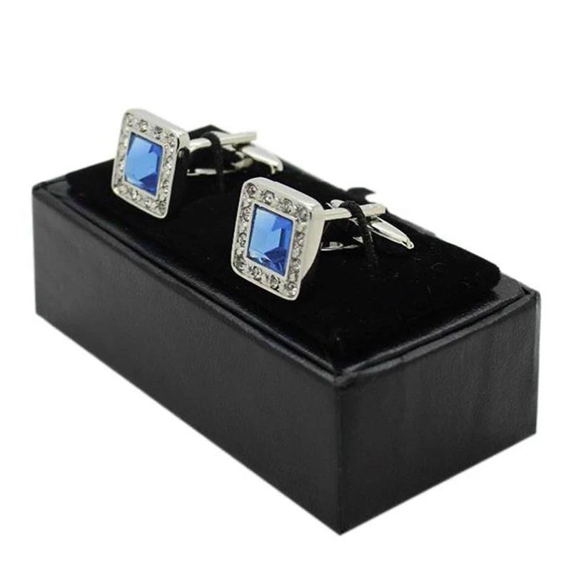 

Travel Jewelry Box Ring & Cufflink Box Padded Jewelry Holder PU Leather Storage
