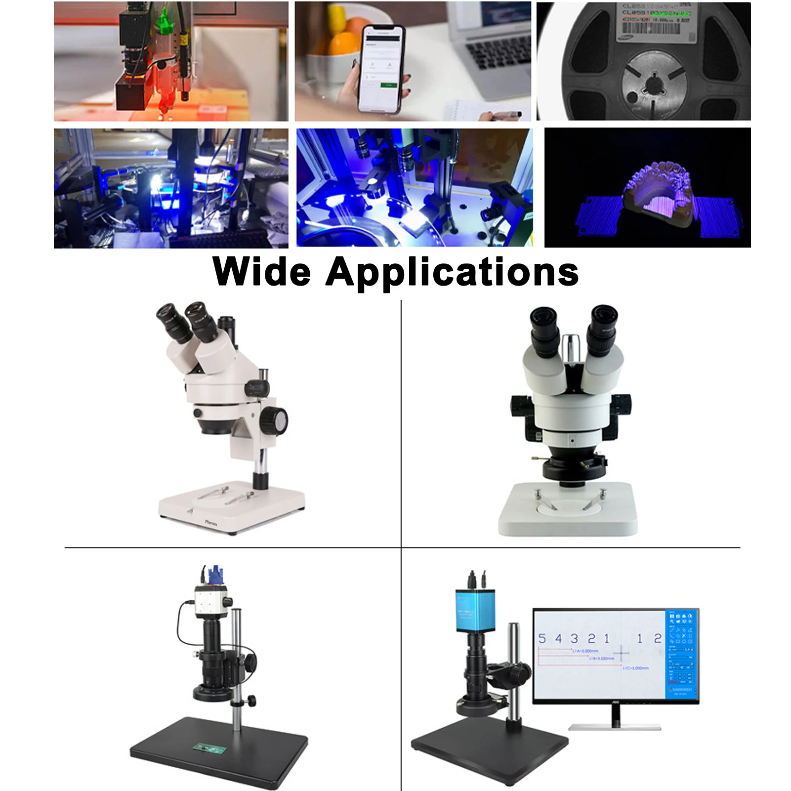 Microscope LED Illuminating Light 114pcs LED Light Beads Microscope Glareproof Supplementary Light Source Adjutable Brightness
