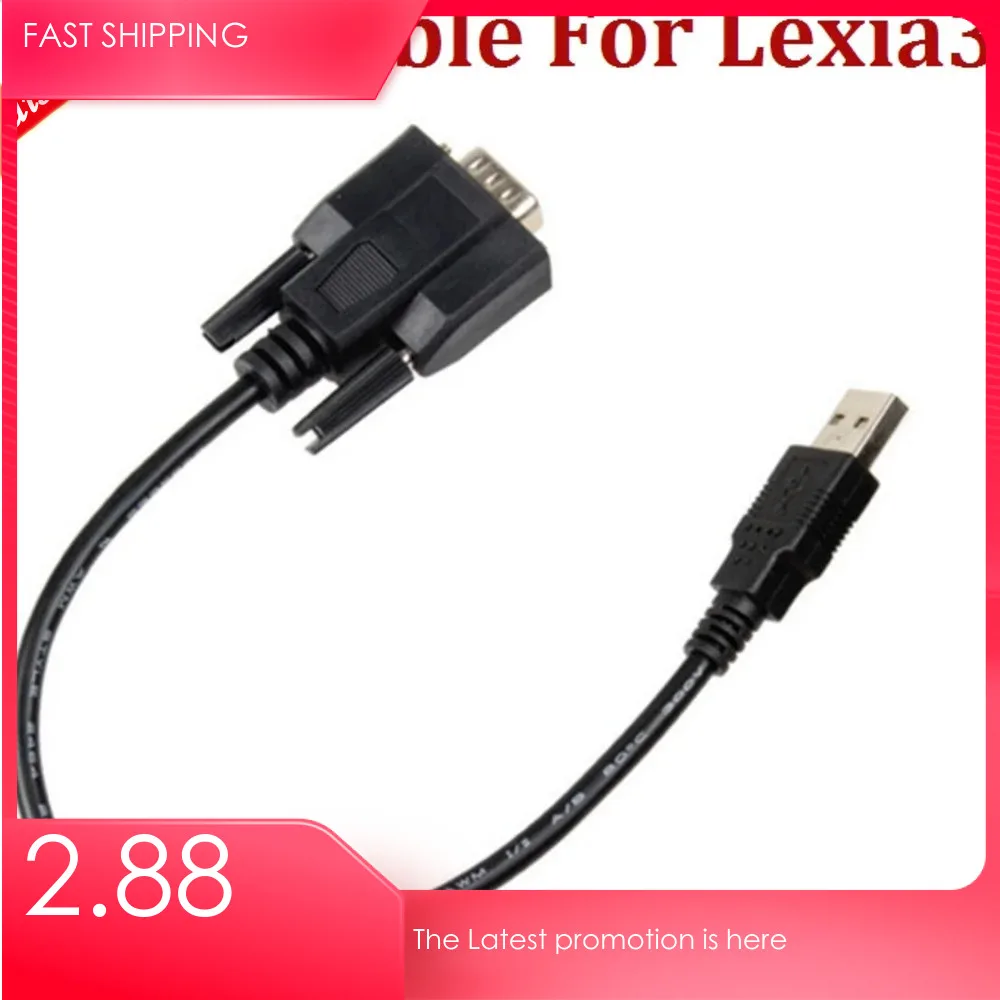 USB Diagnostic Cable For Lexia3 PP2000 Diagnostic Cable Short For Lexia 3 Diagnostic For Citroen For Peugeot USB Connector Cable