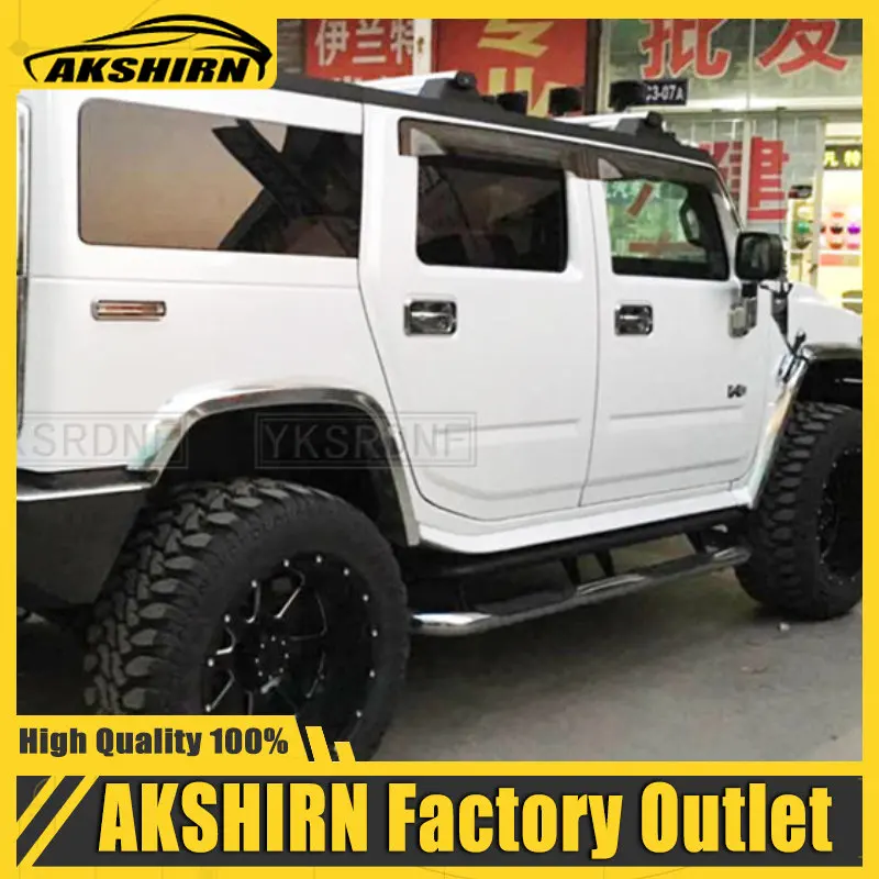 

Exterior ABS Plastic Window Visor Awnings Vent Sun Rain Guard Shield Deflector Cover 4Pcs For Hummer H2 H3