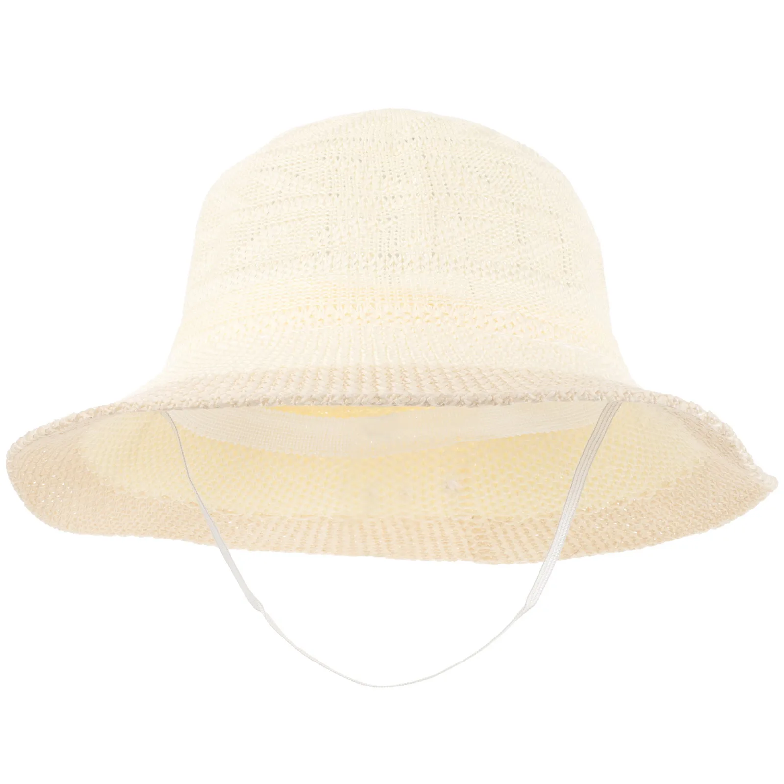 

Women Summer Bucket Hat Sun Protection Beach Party Fishing Cotton Straw Woven Large Brim Outdoor Lightweight Hat For Women