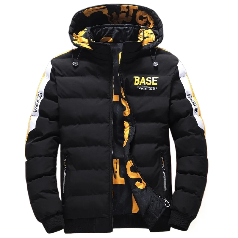 

Winter Men Outdoor Windbreak Brand Removable Hooded Jacket Men Windbreak Thick Warm Casual Fashion Parka Jacket Coat Male Hots