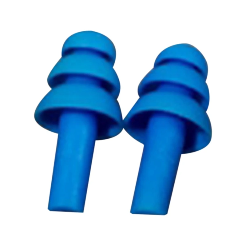 24-Hour Delivery 40Pcs Soft Silicone Ear Plugs Waterproof Swimming Ear Plugs Reusable Noise Reduction Sleeping Ear Plugs