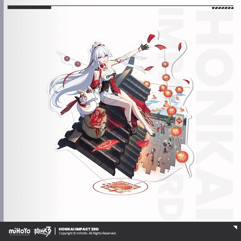 Honkai Impact 3rd  The Second Scar Series acrylic standing sign Kiana Li Sushang official Genuine Collector's Edition gift