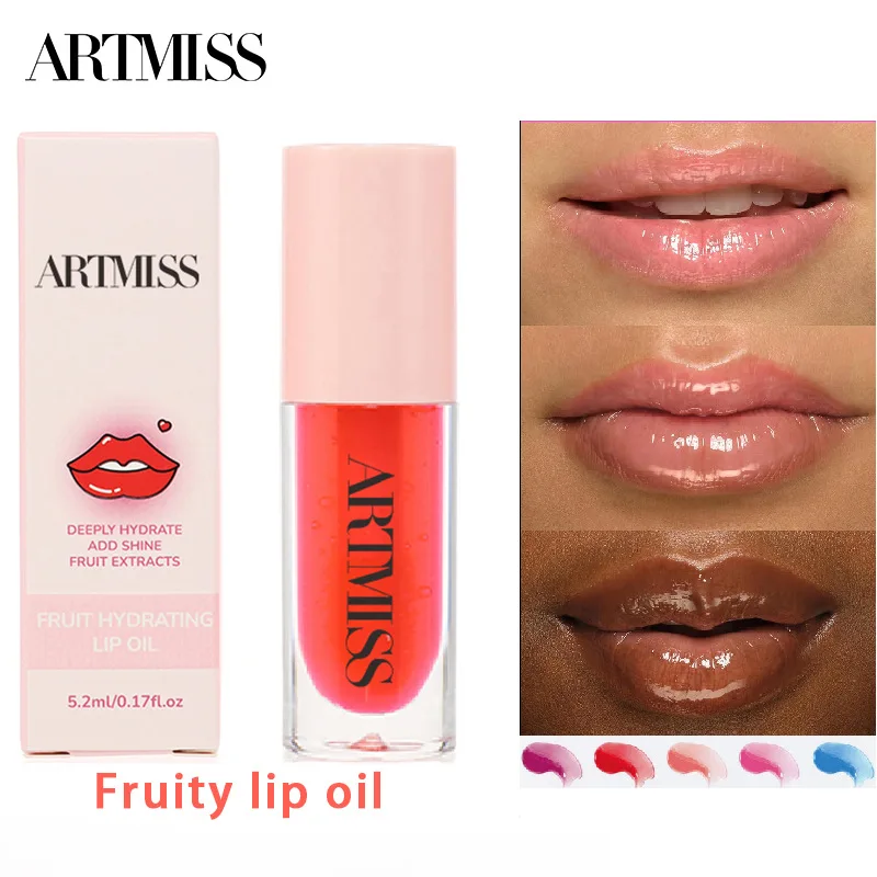 

ARTMISS Fruity Lip Oil: Deeply Hydrating, Add Shine, Extracts Plump, Soft Lips
