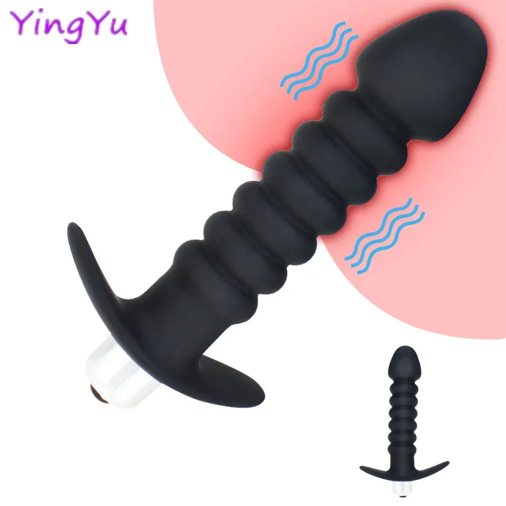 Vibrating Anal Beads Dildo Butt Plug Prostate Massager Anus Expander Female Clitoris Stimulate G-Spot Orgasm Sex Toys for Women