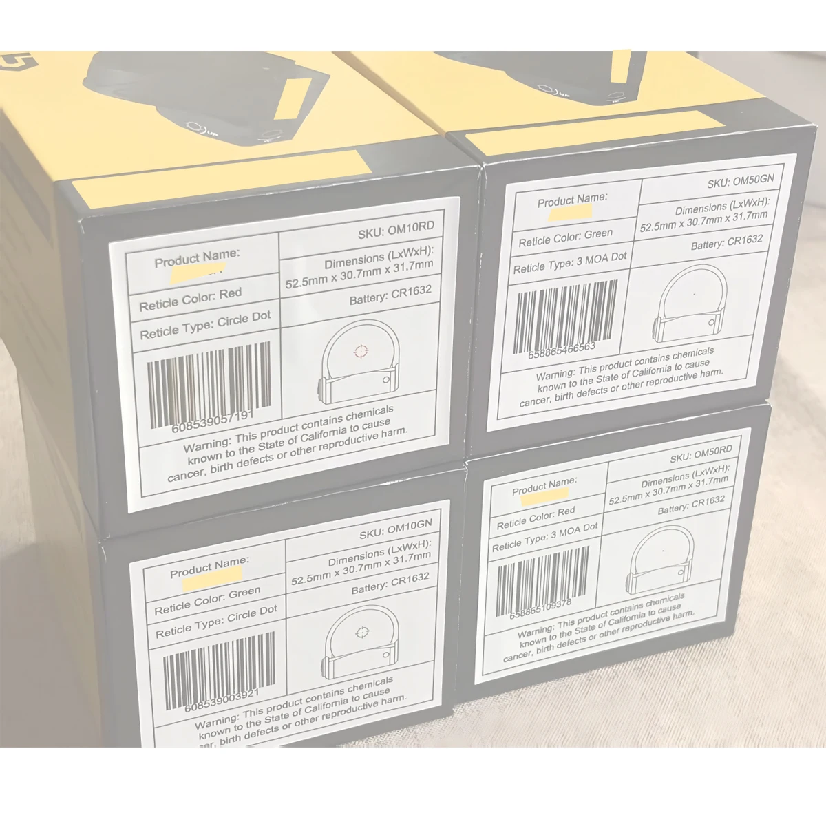 الأصلي Gid *** البصريات الأخضر/الأحمر دائرة نقطة البصمة البصريات للصيد