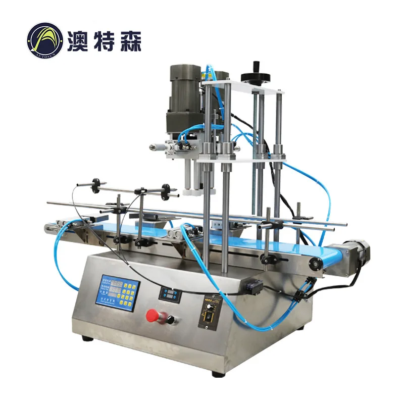 

Automatic capping hine Mineral water assembly line Medicine bottle Pesticide bottle Plastic bottle Capping hine Spray bott