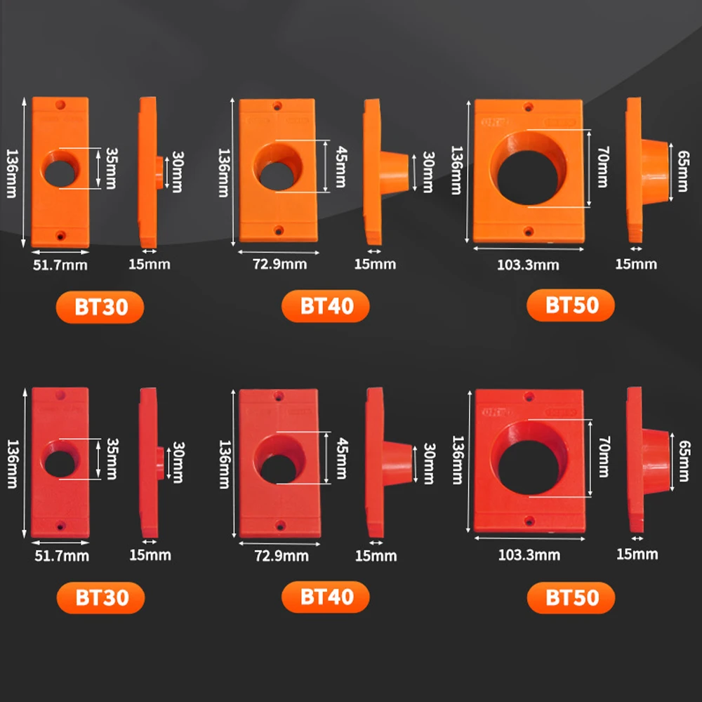 10 шт. BT30 BT40 BT50 втулка ABS утолщенный держатель инструмента HSK63 втулка CNC токарный станок запчасти HSK32 HSK40 HSK50 HSK100/80