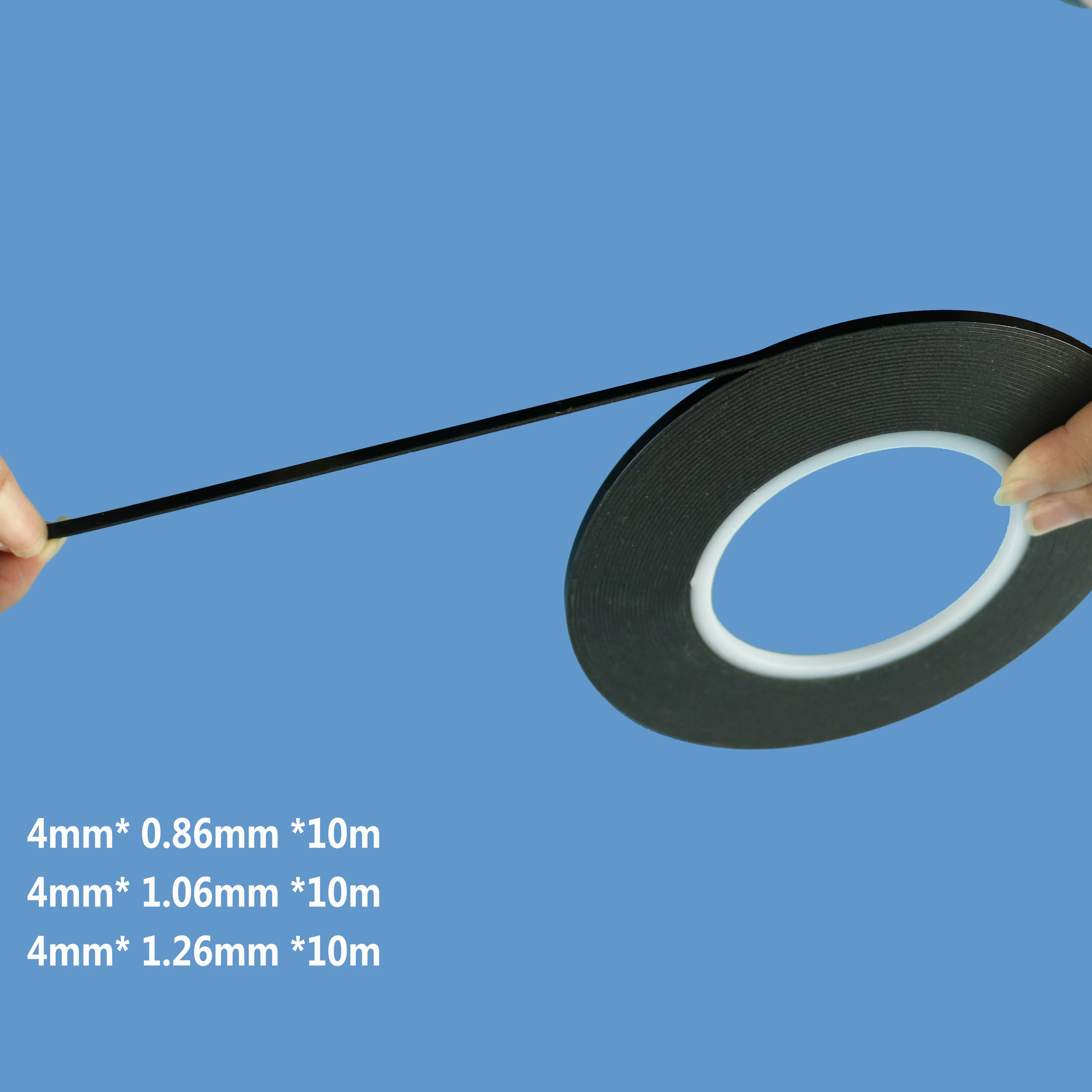 Cinta de espuma de doble cara para reparación de pantalla de TV, adhesivo de doble cara sin bordes, sin residuos, antifugas y antiluz, color negro, TV-999