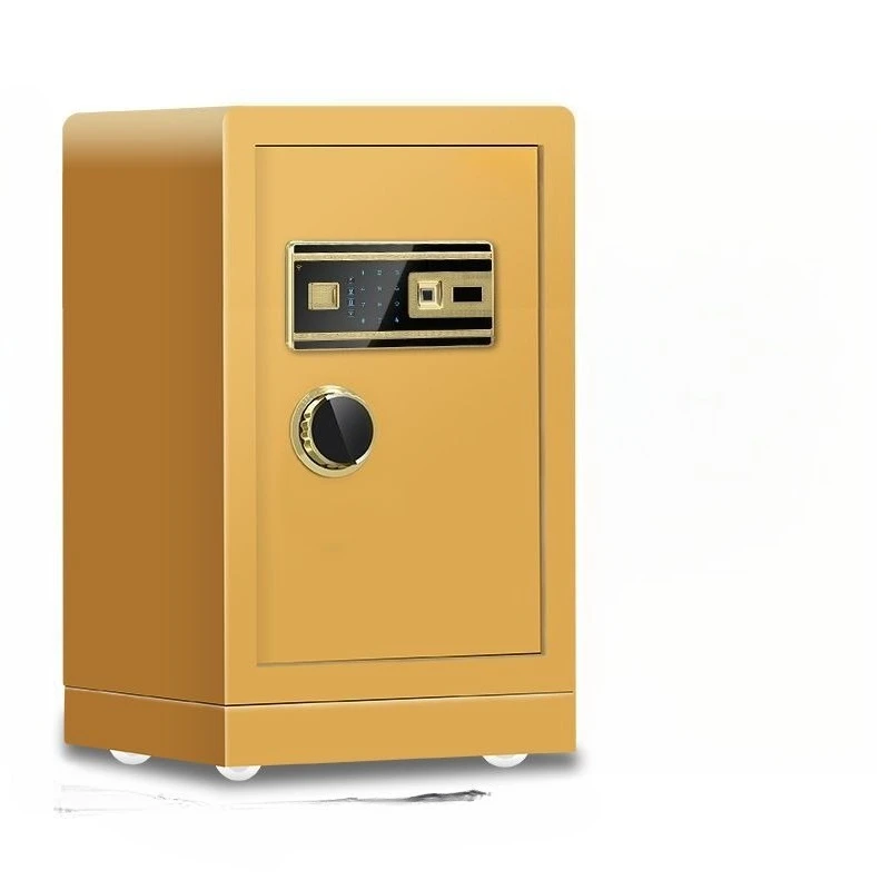 Mechanical Lock Safe Household Vintage Fireproof Heavy Duty Manual Password Small Key Anti-theft Office Safe