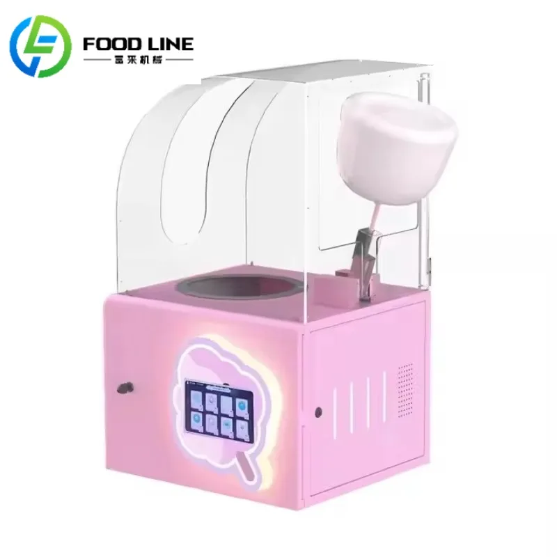 Customizable New Magic Cotton Candy Machine with Clear Window Mini Vending Machine for Sweet Treats