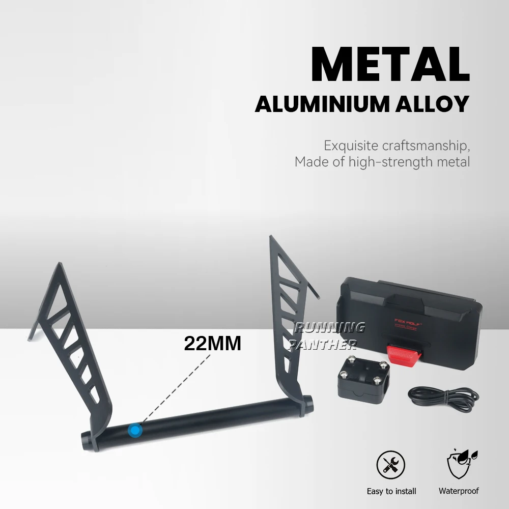 KYMCO 다운 타운 350 300i Xciting 250 400 s400 오토바이 GPS 네비게이션 플레이트, USB 충전기, 휴대폰 거치대 스탠드 브래킷