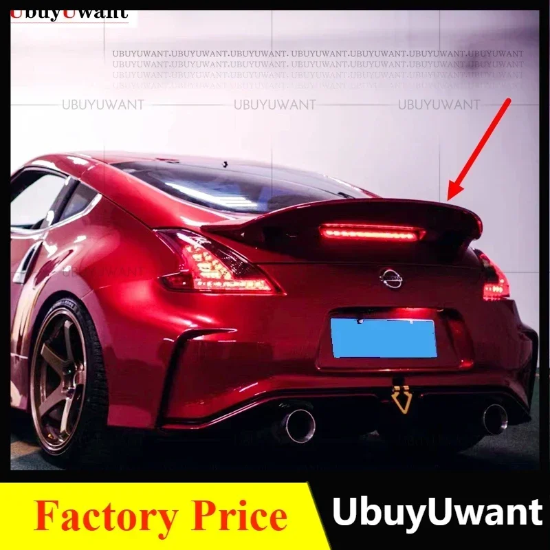 

Для Nissan 370Z Z34 AJT3 Styl 2009-2015 Высококачественный верхний спойлер из углеродного волокна на заднюю крышу, крыло багажника, крышка багажника, Стайлинг автомобиля