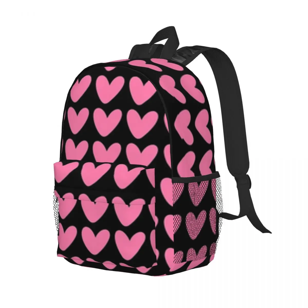 Mochila De arte del Día de San Valentín para mujer, bolsa de libros de viaje para ordenador portátil, resistente al agua, alta capacidad, 15 pulgadas