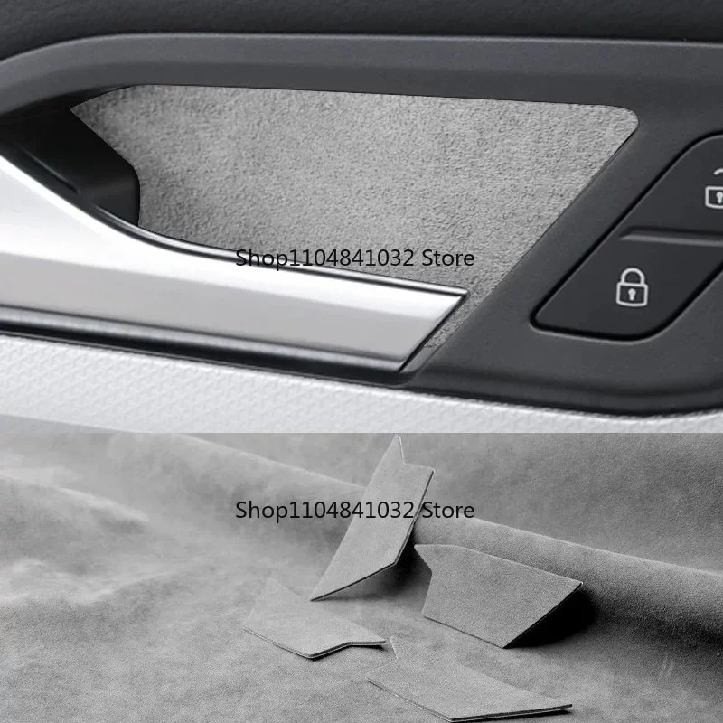 Passend voor Volkswagen Golf 8 MK8 2026 2025 2024 2023 2022 2021 Suède binnendeurgreep beschermende stickers