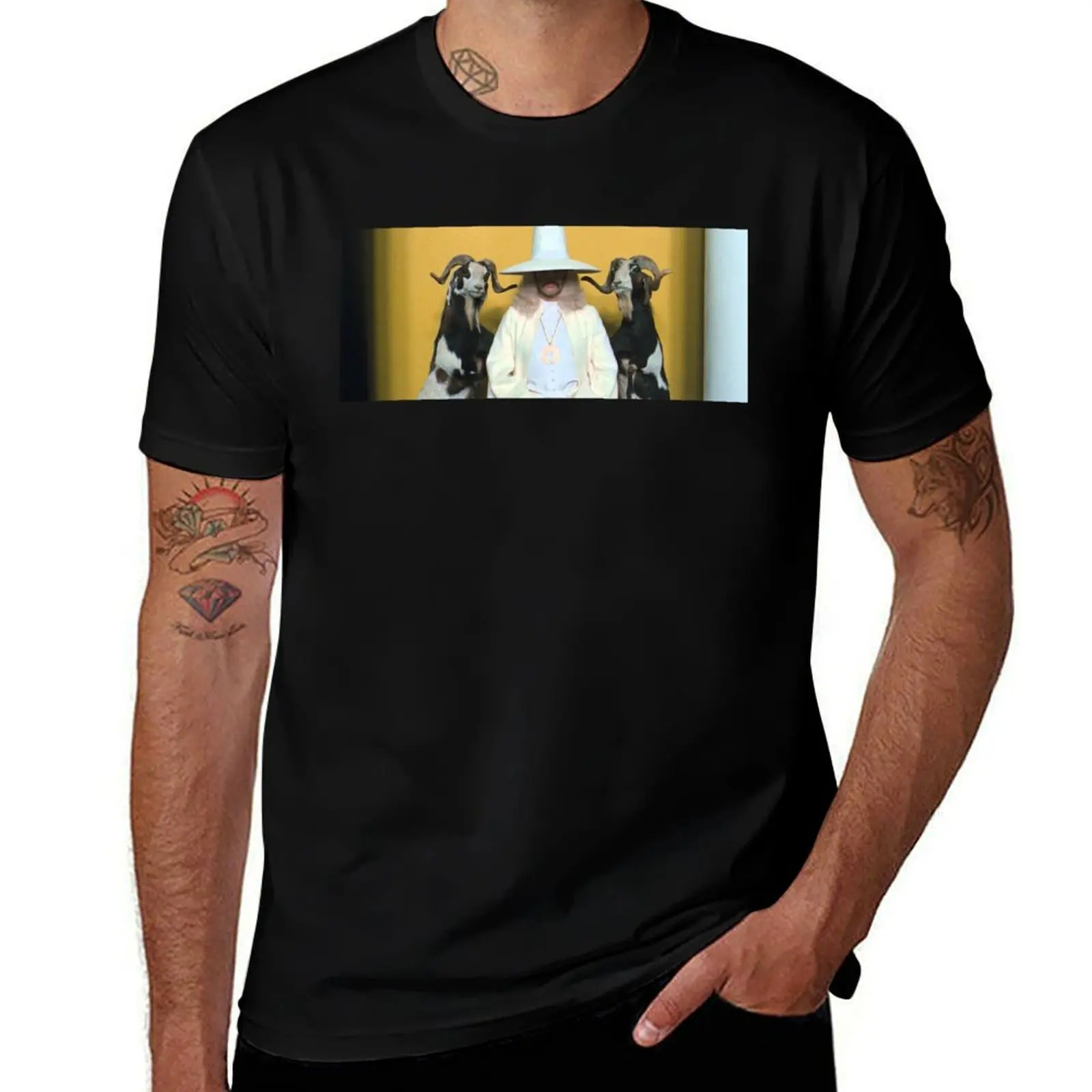 The Holy Mountain Alejandro Jodorowsky T-Shirt Simple Solid Color Crew Neck Tee T-Shirt