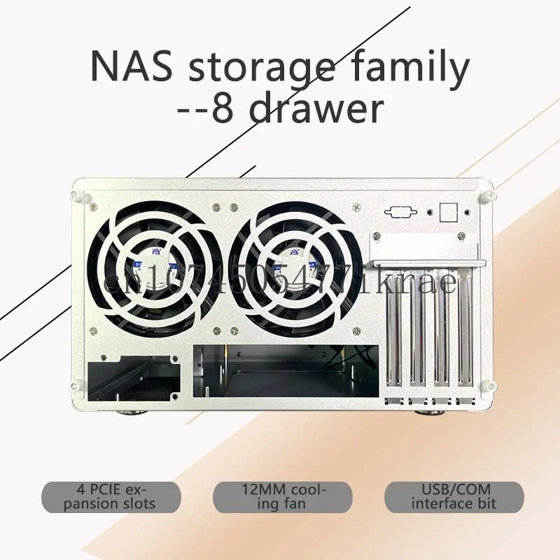 Imagem -06 - Chassis de Armazenamento Externo Nas Compatível com 3.5 ou 2.5 Sata Sas Discos