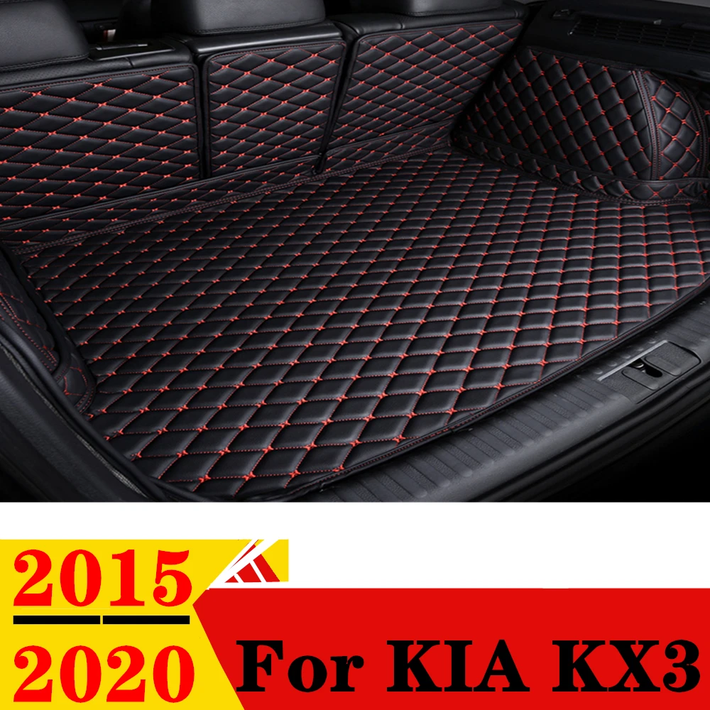 

Коврик для багажника автомобиля для KIA KX3 2020 2019 2018 2017 2016 2015, задний ковер для груза, подкладка для салона автомобиля, автозапчасти, багажник