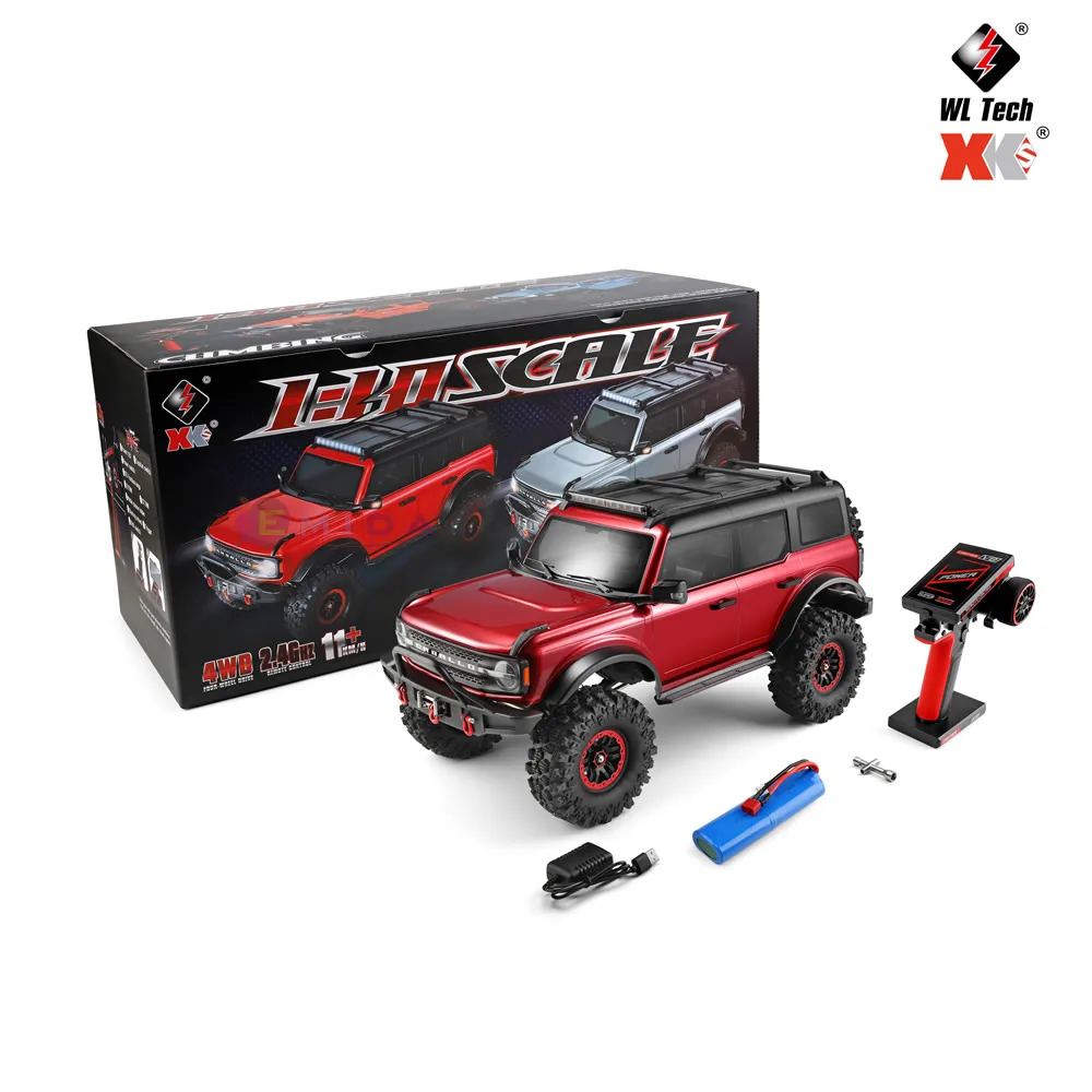 

New WL 104020 Pro Wltoys 1/10 RC Car Racing Electric 4WD 4-Wheel Drive Truck Climbing Remote Control Off-Road Vehicle Kids Toys