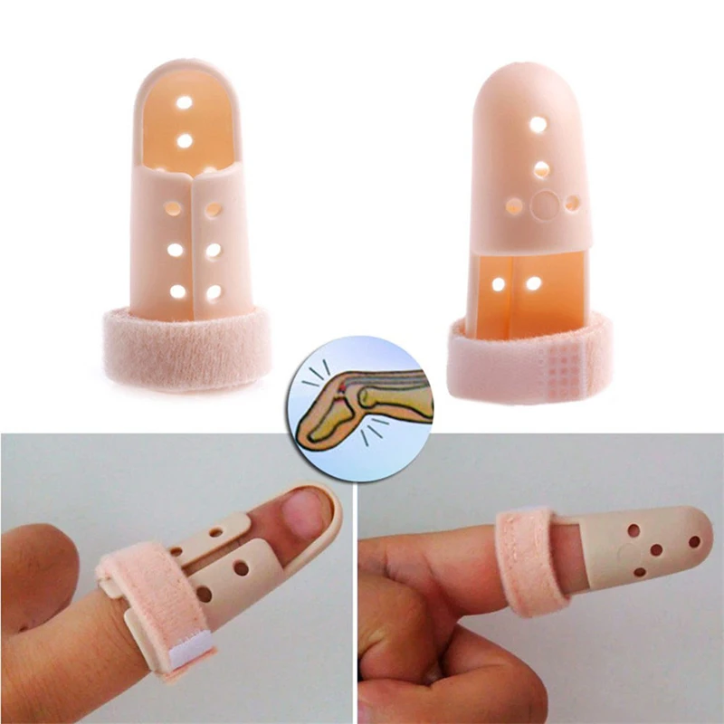 1Pcs Finger Splint Straighten Brace Adjustable Belt Corrector for Sprain Dislocation Fracture Fixation Protector