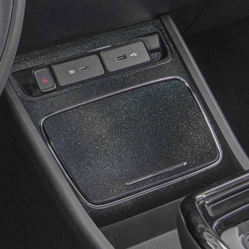 Car Interior Styling Carbon Fiber Stickers Central Control Panel Protective Film Anti-scratch Sticker for Geely Geometry C 2023+
