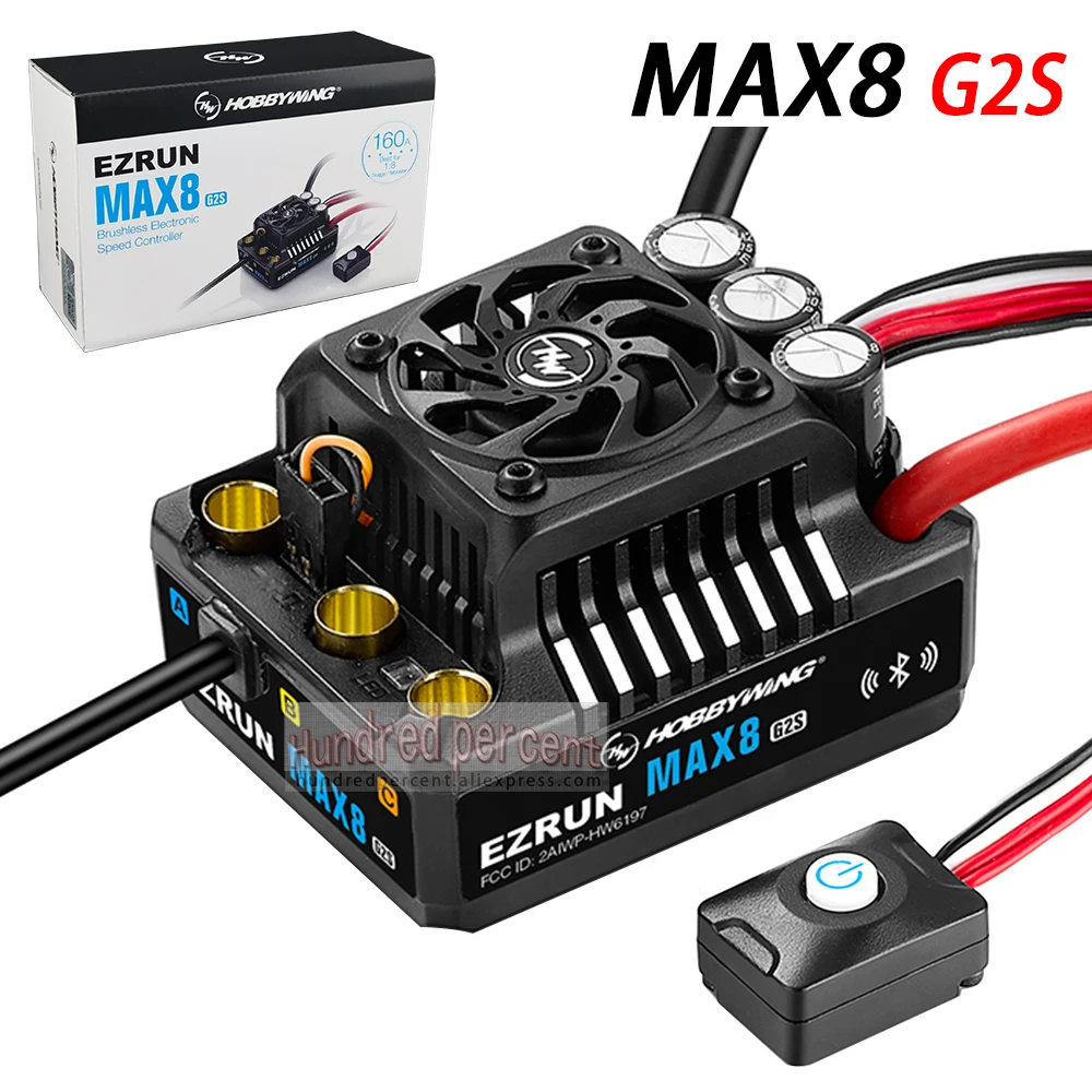 مراجعة شاملة لوحدة التحكم في المحرك بدون فرشات OSUCK HobbyWing EzRun MAX8 G2 – الأفضل لسيارات التحكم عن بعد 1/8