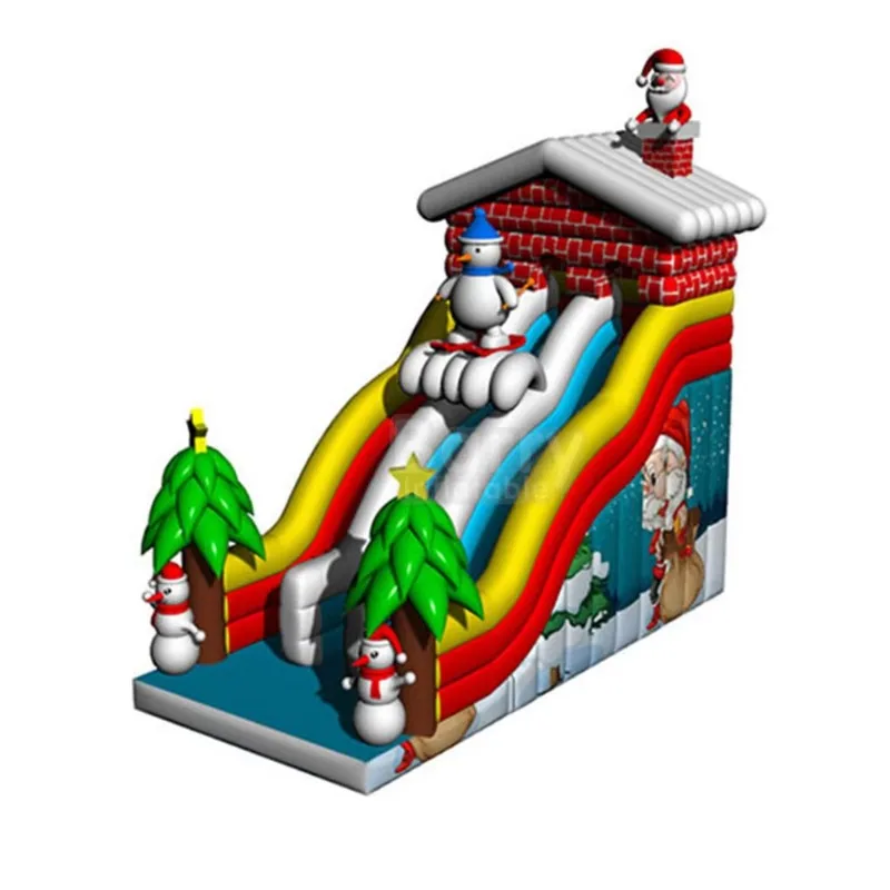 Christmas Decoration Infla  Bounce House Jumping Castle for Christmas Holiday Party Events for Sale