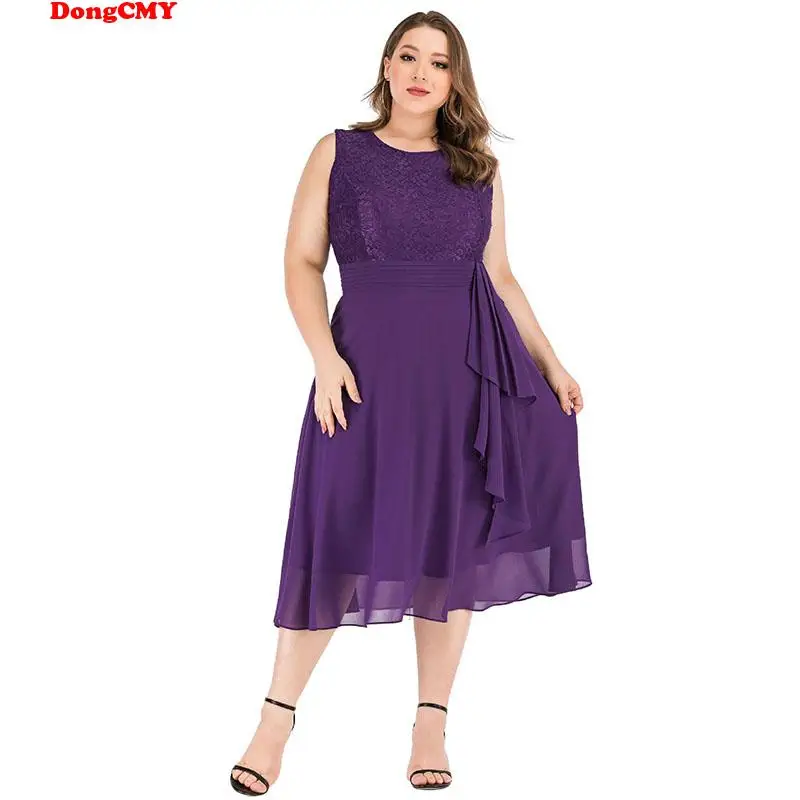 NEW SHORT PURPLE COLOR COCKTAIL DRESSES DONGCMY PLUS SIZE ELEGANT VESTIDOS CHIFFON FOR WOMEN