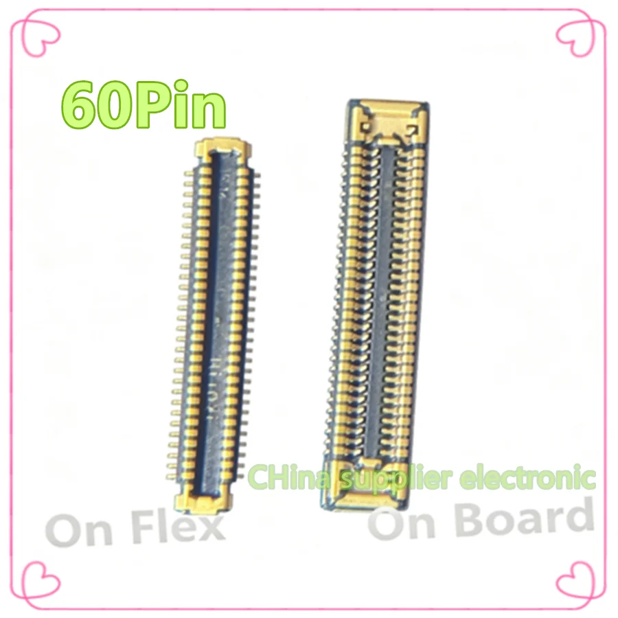 60Pin USB Charging Charger FPC Connector Port For Samsung S22 S21 Ultra S908B S22 5G S901B S22 Plus S906B LCD Display Board flex