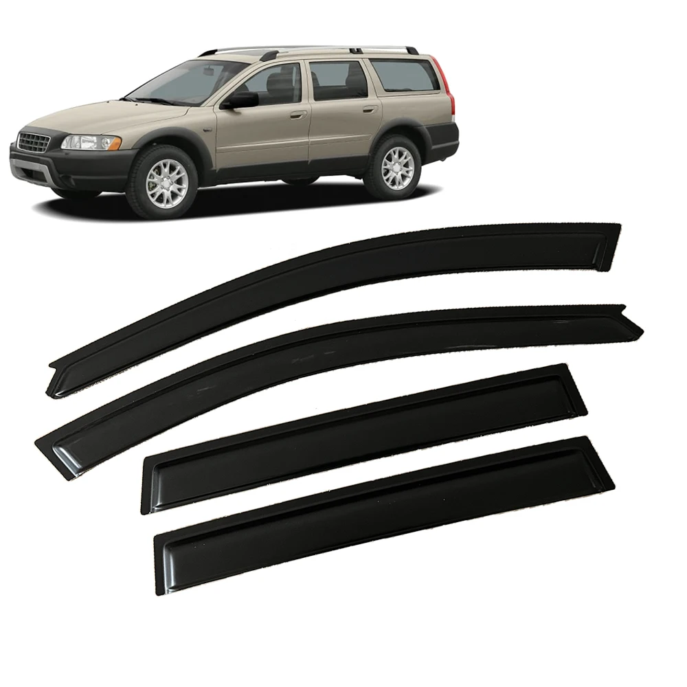 

Window Visor for VOLVO XC70 2000 2001 2002 2003 2004 2005 2006 2007 Weathershied Door Visor Wind Sun Rain Guards Side Window
