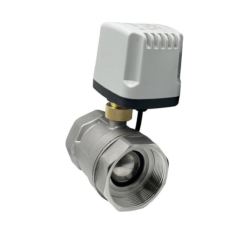 Imagem -05 - Motorizado Ball Valve Aço Inoxidável Ip65 Impermeável 3-wire Controle Latão Válvula de Esfera Elétrica 220v 12v 24v em em Dentro Dentro Aço Inoxidável