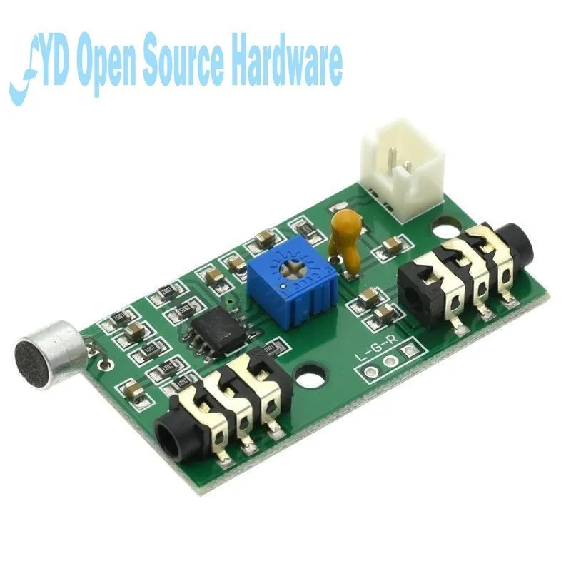 Microphone Pickup Microphone Amplifier Module Gain Adjustable Audio Circuit AC Signal Amplifier Board