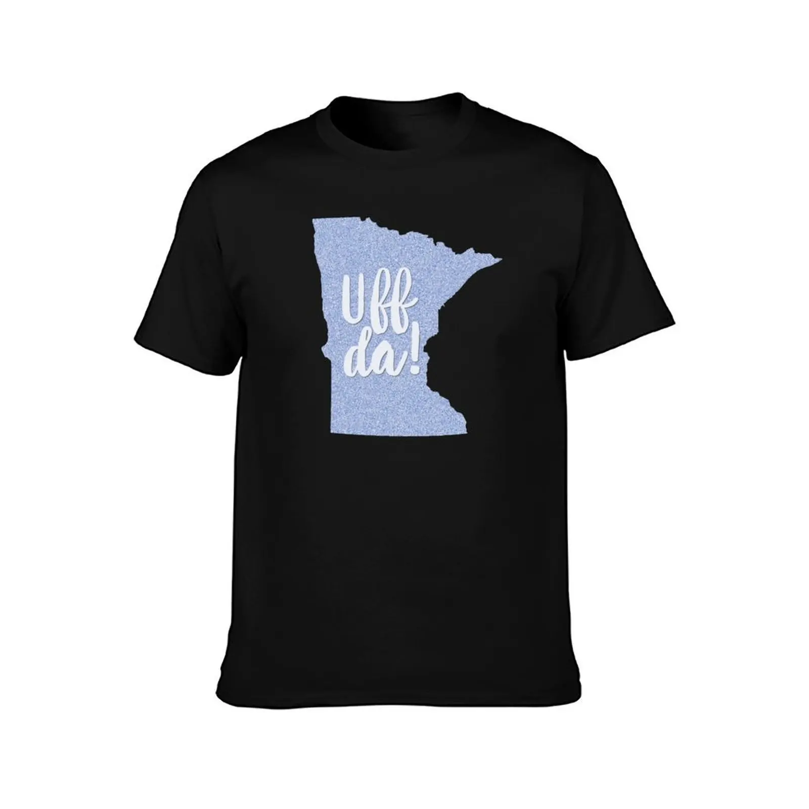 Minnesota Uff Da! - Scandinavian Expression T-Shirt Casual Pattern Print Tee Shirt T-Shirt