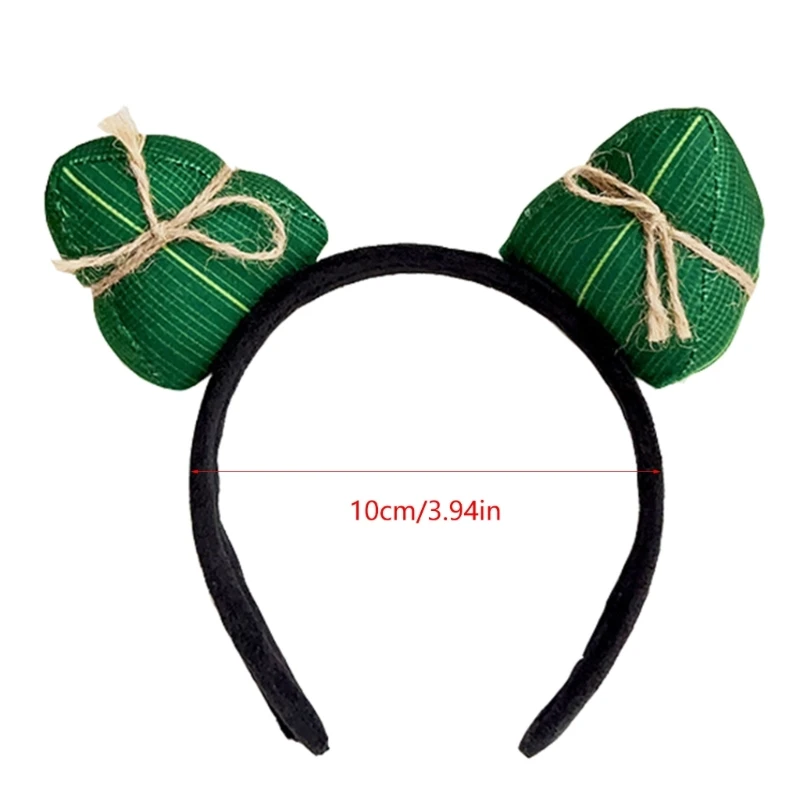 Simulation Rice Dumping Hairhoop for Dragon Boat Festival Child Adult Hairclip