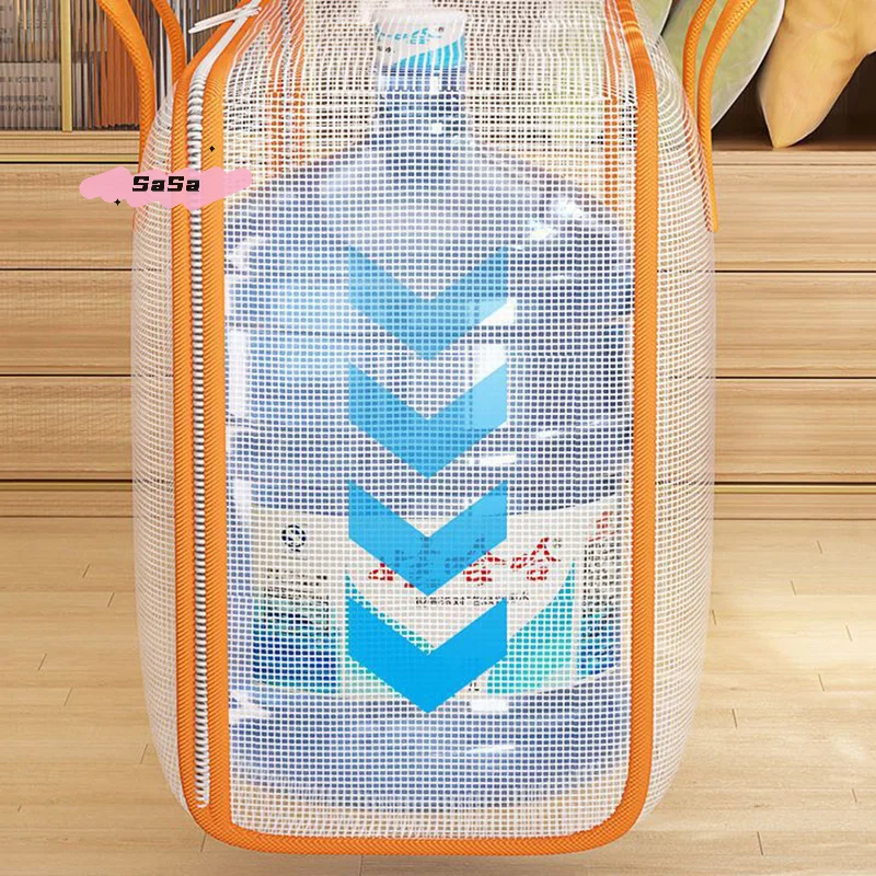 1 قطعة S/M/L/XL سعة كبيرة منظم الملابس المنزلية حقيبة التخزين المحمولة غرفة نوم حاوية لحاف العودة إلى المدرسة حزمة حقيبة