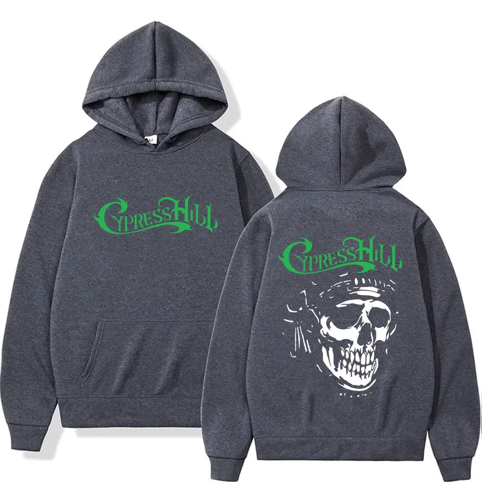 Rapper Cypress Hill Skeleton Print Hoodie Male Vintage Oversized Streetwear Men Women Clothing Fashion Hip Hop Oversized Hoodies