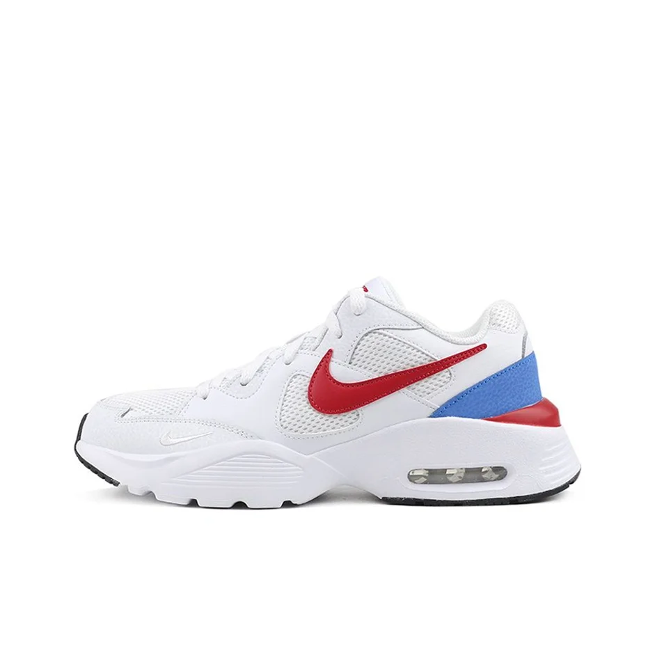 Nike Air Max Fusion Textile, Synthetic Leather Cushioning Low top Long Distance Running Sprint Running Shoes Men's CJ1670-100