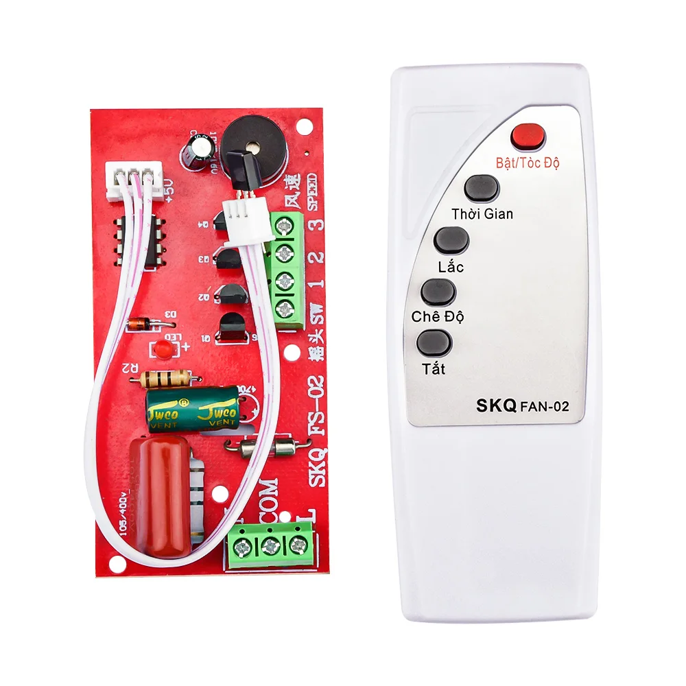 220V General Fan Remote Control Board Compatible For Floor Fan Shaking Head Fan Desk Fan And The Modification Is Simple