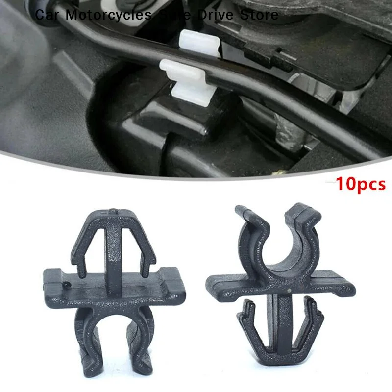 【CM】10pcs/set Car Hood Prop Rod Clip Auto Fastener Hood Bonnet Prop Rod External Testing For Auto Vehicle Car Accessories
