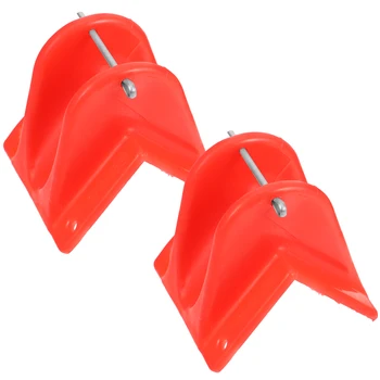 2 個安全ロープ保護スリーブ耐摩耗固定ロープエッジプロテクタークライミングローププロテクター格納装置クライミング供給