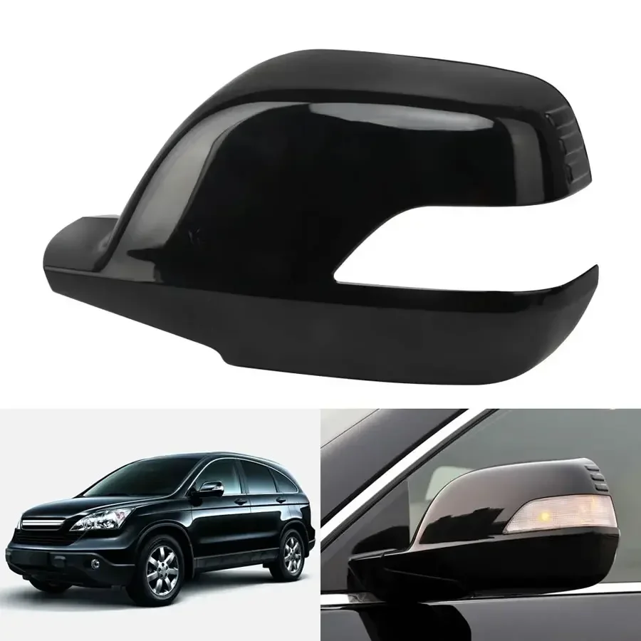 

For Honda CRV CR-V 2007-2011 Car Accessories Exteriors Part Outside Reverse Mirror Cover Cap Rearview Housing Shell Black