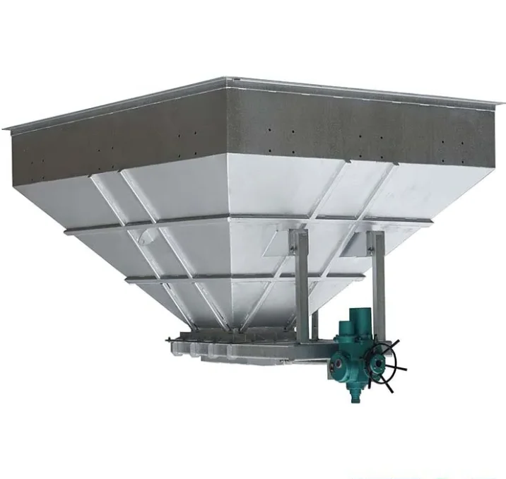 الفولاذ المقاوم للصدأ 304 316 الحمأة هوبر مع بوابة الشريحة لنظام نزح المياه الحمأة حجم أكثر من 10 سم مكعب