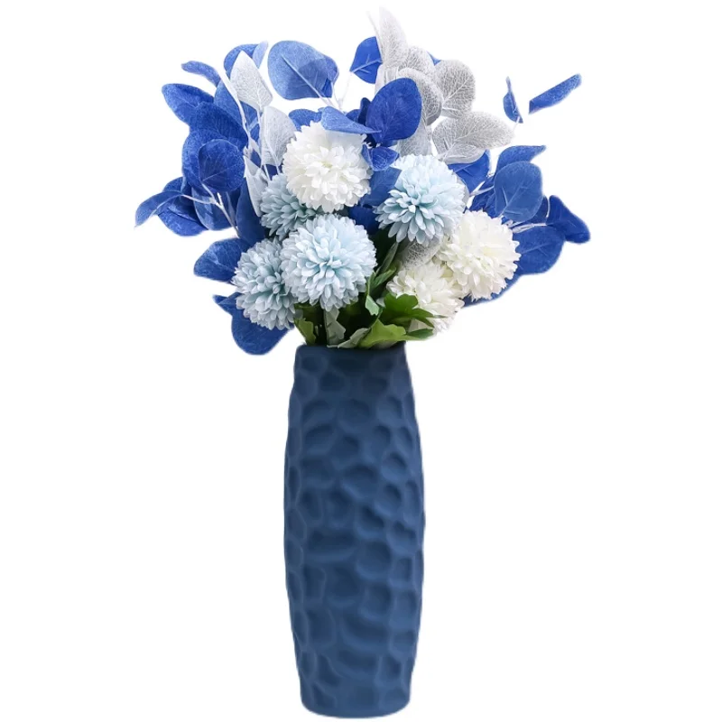 Nordic Modern Decorative Flower Vase Ceramic High Floor Plant Vase Design Interior Vaso Decorativo Home Decor For Living Room