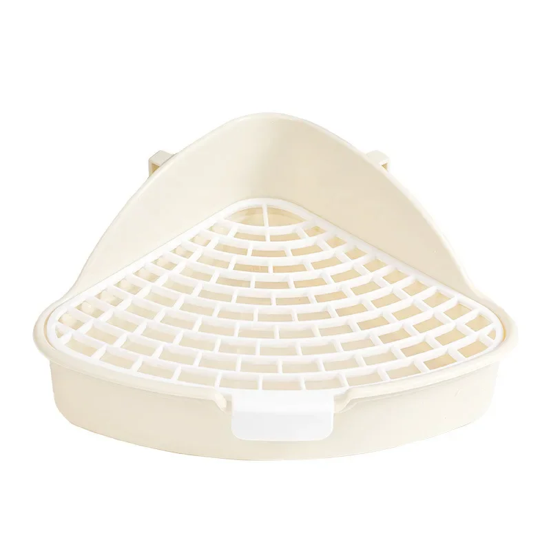 Large Capacity Triangle Toilet Mini Pet Urine Bowl, Placed in The Corner of The Wall Appropriately, A Variety of Color Options