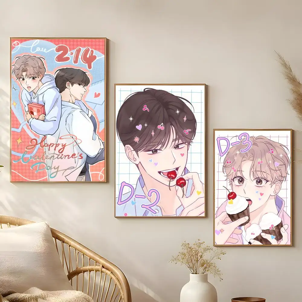 Manga Alpha Trauma Poster Poster Self-adhesive Art Waterproof Paper Sticker Coffee House Bar Room Wall Decor