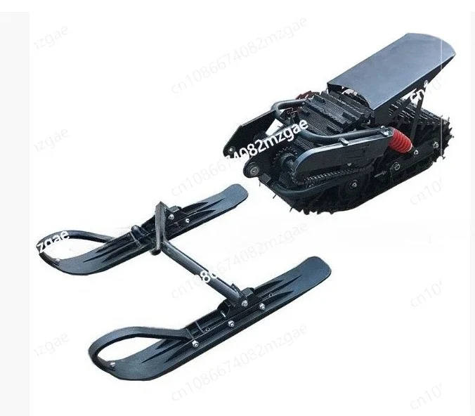 Off-Road Vehicle Modification Parts for Motorcycles, Ski Board and Rubber Track Accessories with Sled System