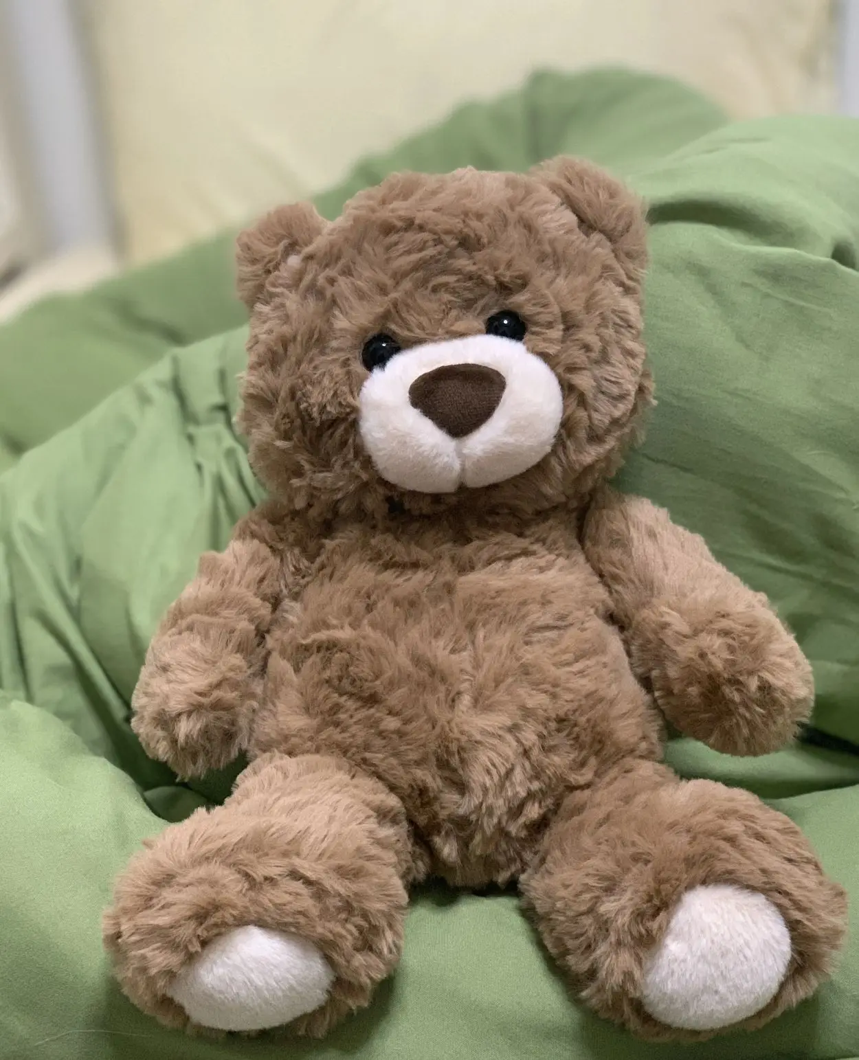 Echte Miniso Gifford Bär sitzende Puppe, mädchenhaftes Herzbär-Plüschtier, supersüßes Geschenk für Freunde, Lieblings-Geburtstagsgeschenk