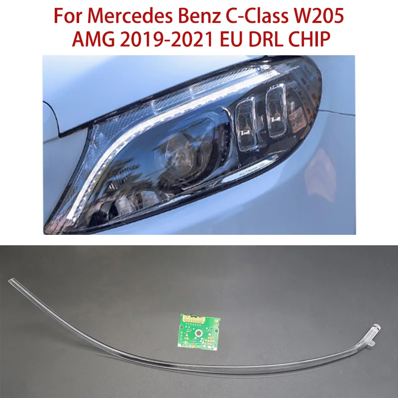 

Светодиодный источник света Angel Eye White Light для Mercedes-Benz C-Class W205 AMG Балластный автомобильный DRL CHIP 2019-2021 Европейский модуль балласта