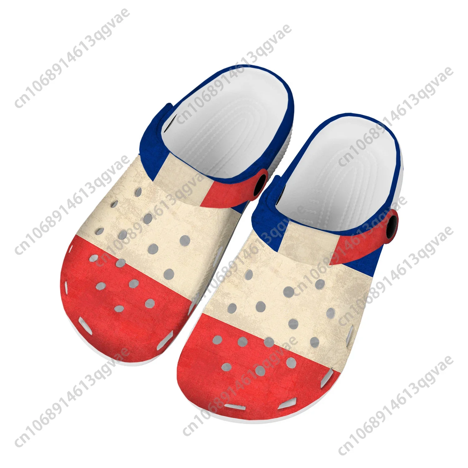 French Flag Home Clogs Custom Water Shoes Mens Womens Teenager France Shoe Garden Clog Breathable Beach Hole Slippers